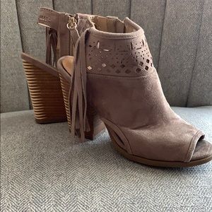 Tassel Block Heels